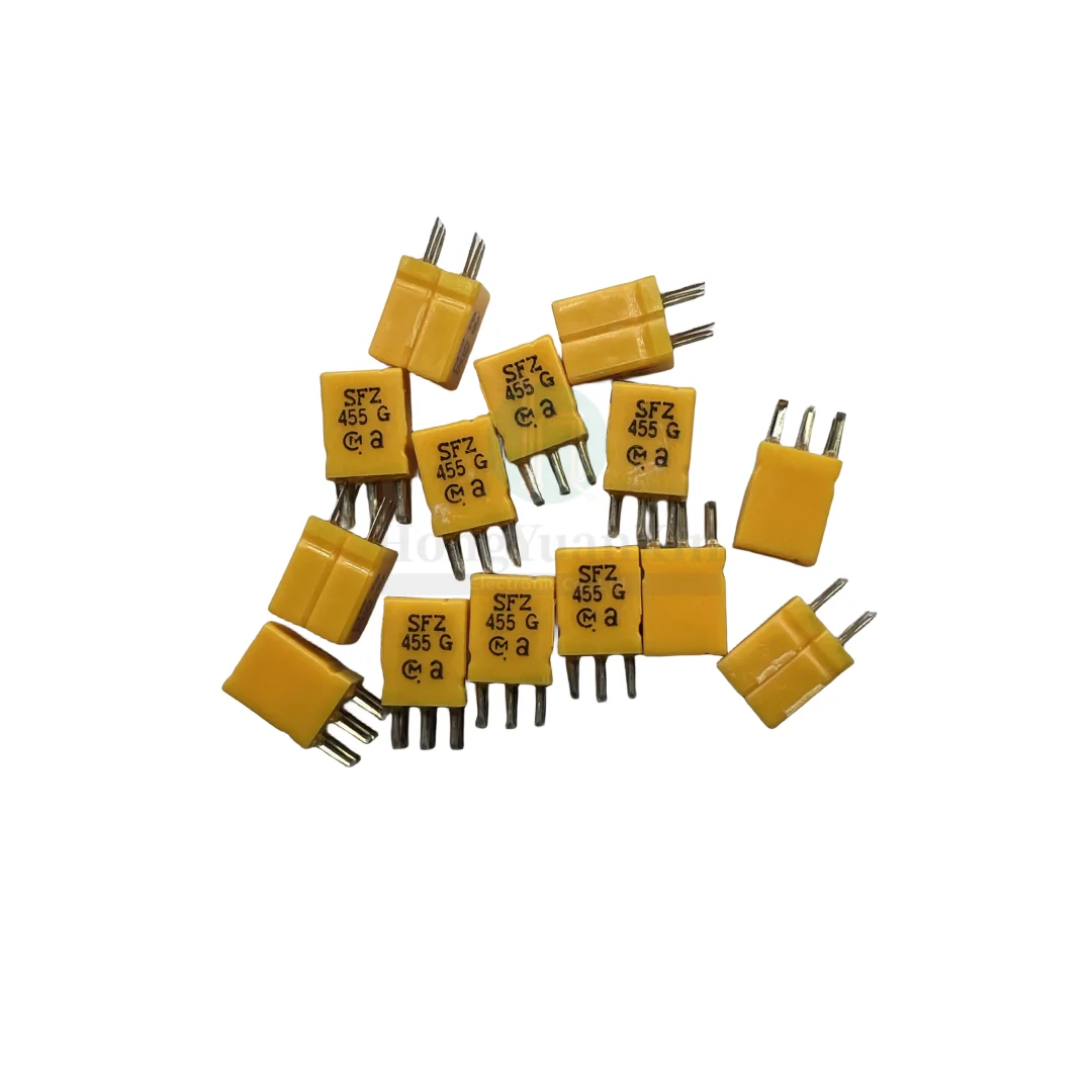 50PCS/เซรามิคคริสตัล Oscillator กรอง SFZ455G3L4 SFZ455G 455KHZ 455K In-line 6 ขา 3 + 3