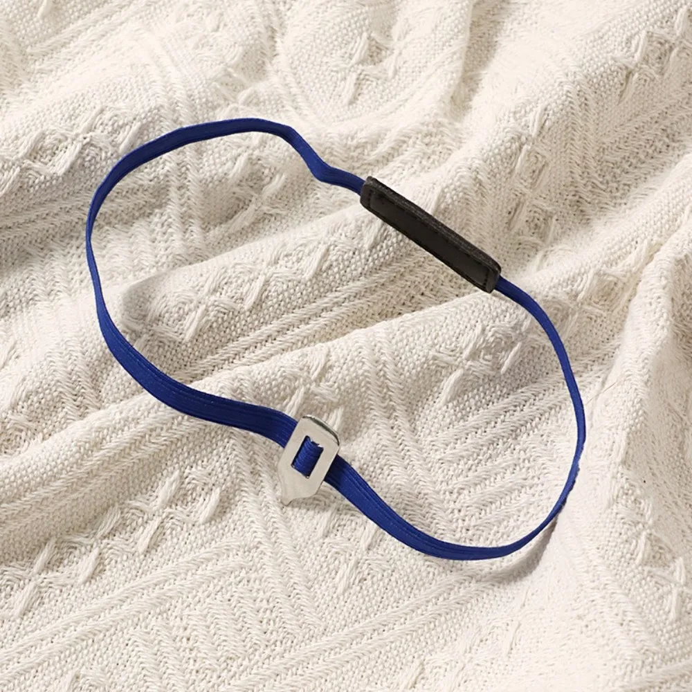 Multi-functional Elastic Webbing Elastic Bookmark Colorful Metal Pointer Flexible Strap Bookmark Page Marking Tool School Office