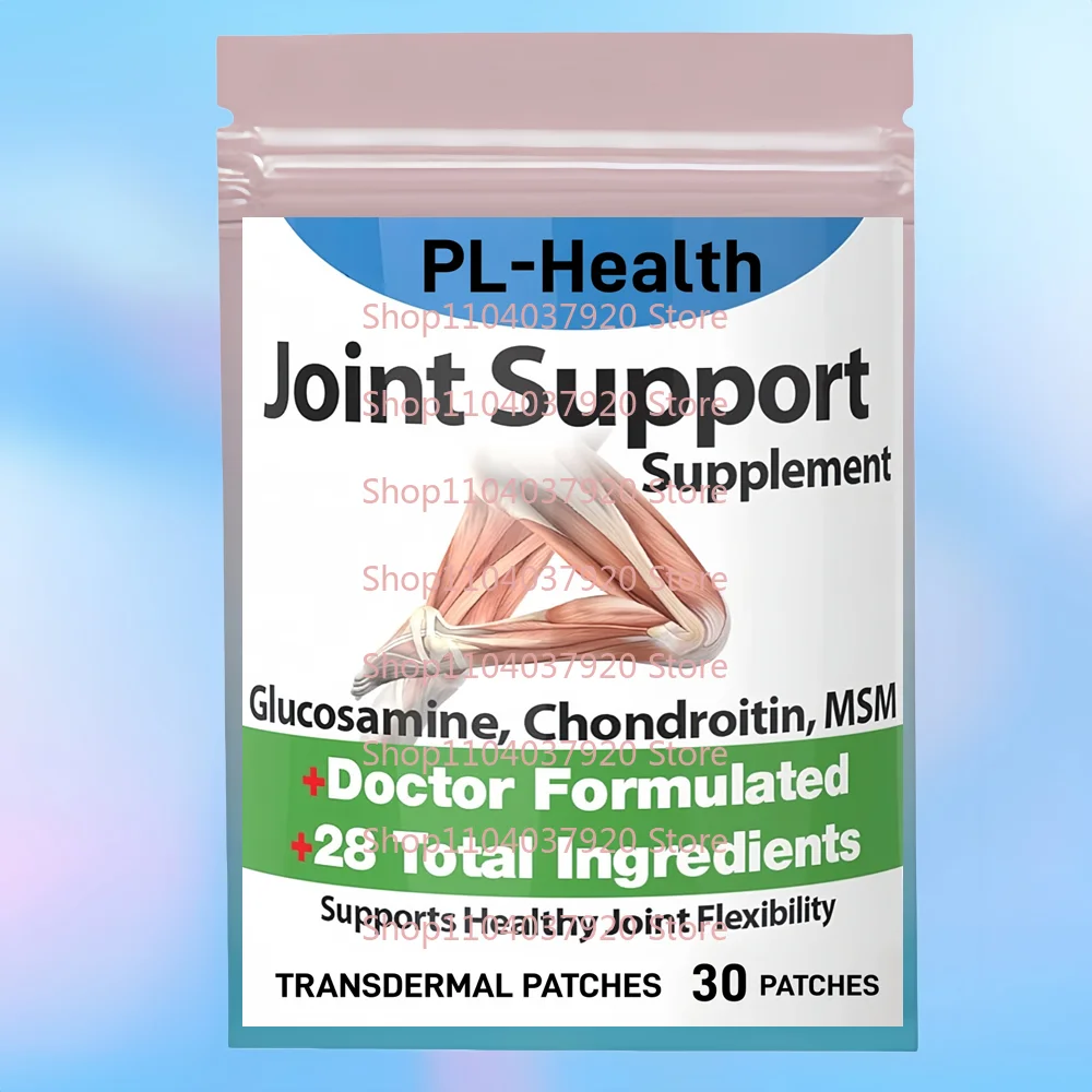 

30 Patches Joint Support Transdermal Patches With Glucosamine Chondroitin Msm for Men & Women
