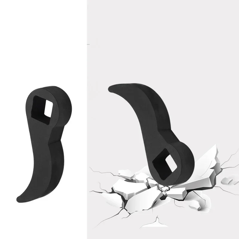 Adaptador de barra de palanca de trinquete de 1/2 pulgadas, herramienta de cabeza estilo megáfono, llave removedora de medio eje, adaptador de cabezal, varilla angular, herramientas de reparación de automóviles