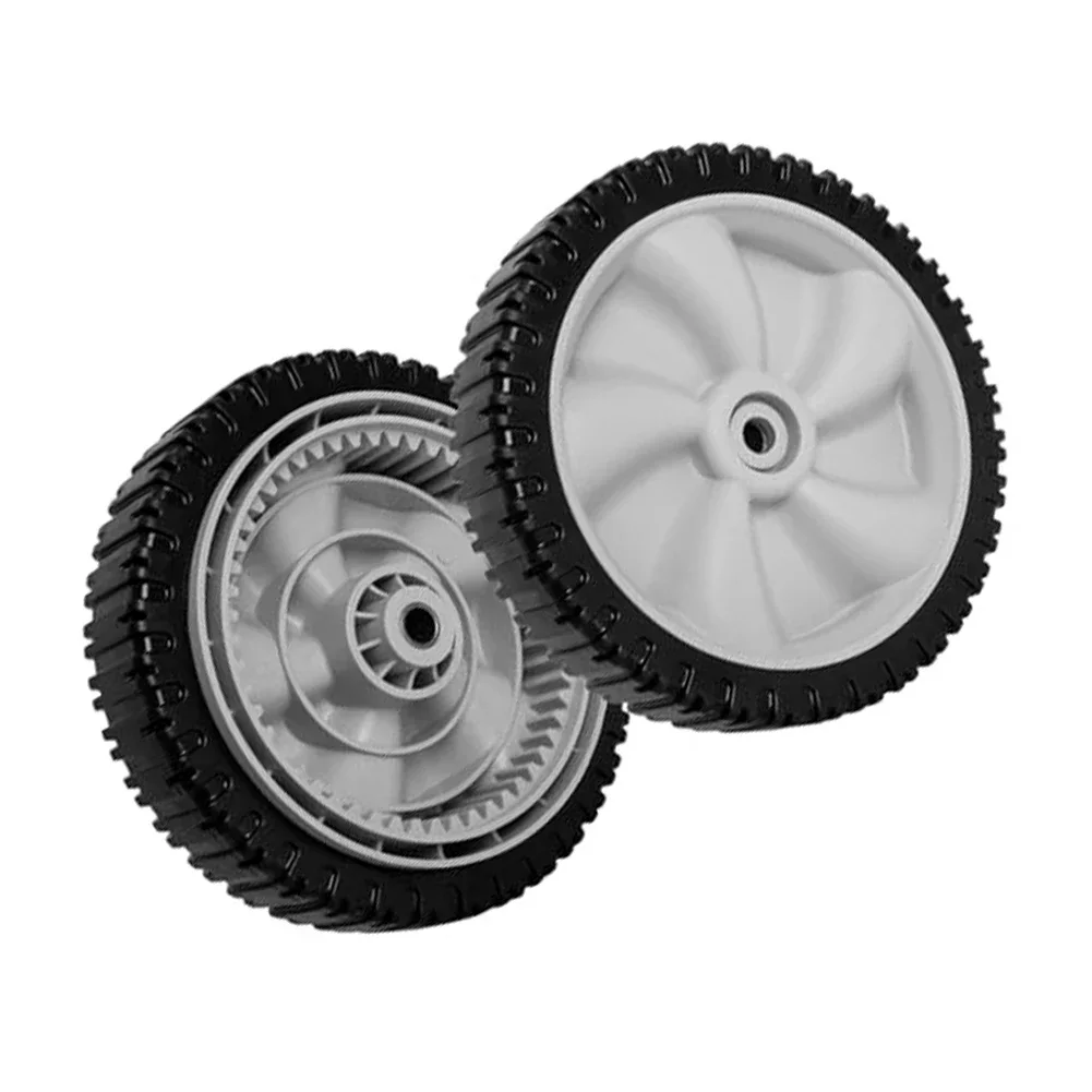 Lawn Mower Parts 8 Inch Mower Wheels Lawn Mowing Easy Installation Process High Performance Wheels Easy Installation Lawn Wheels