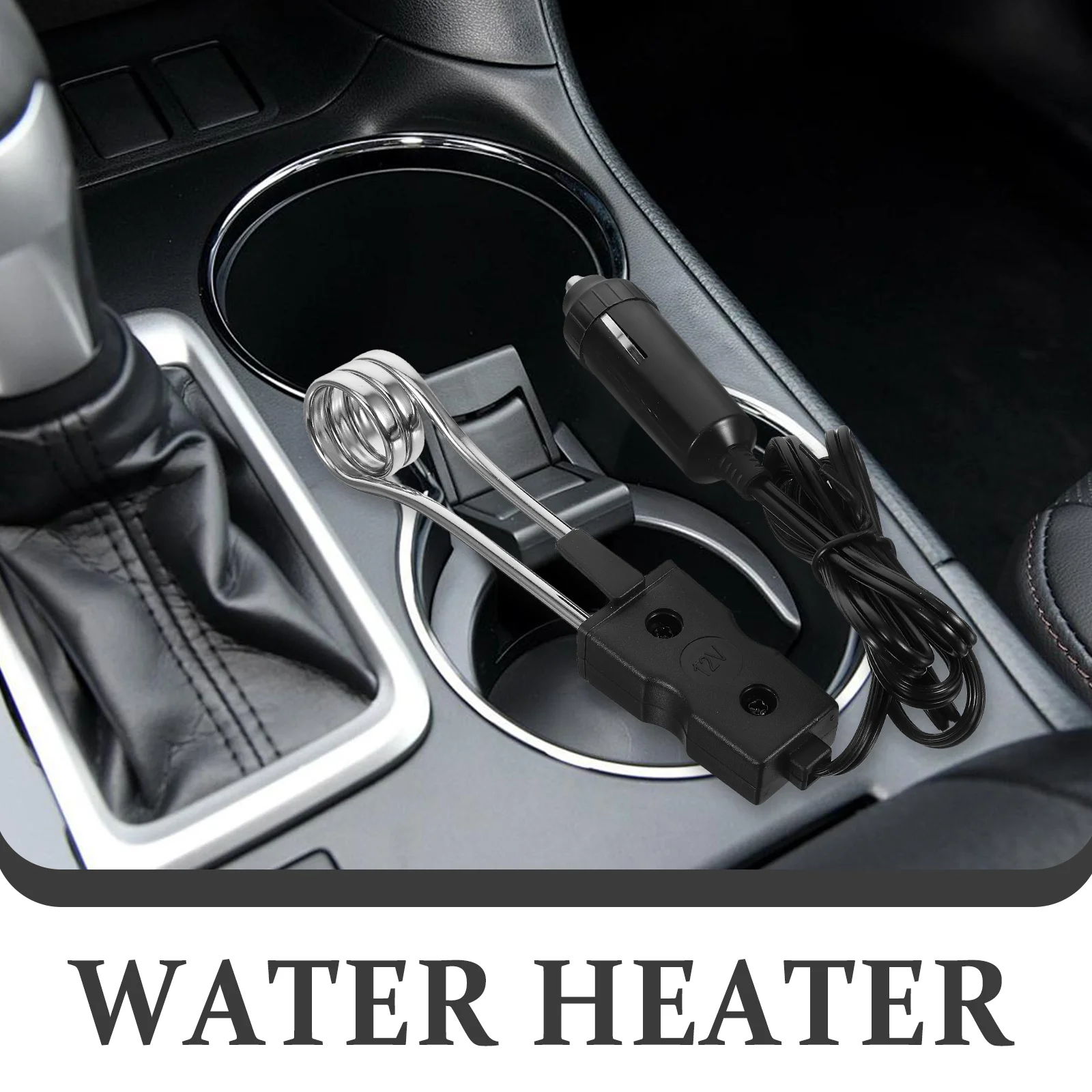 여행 음료 자동차 온수기 캠핑 끓는 검은 휴대용 여행을 위한 뜨거운 빠른 침수