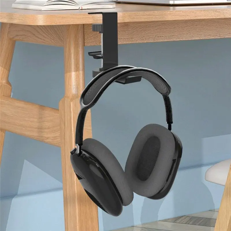 Y47A Clip-on Headset Holder Z20 Universal Hanger Hook Metal Desktop Countertop Brackets for Headphones