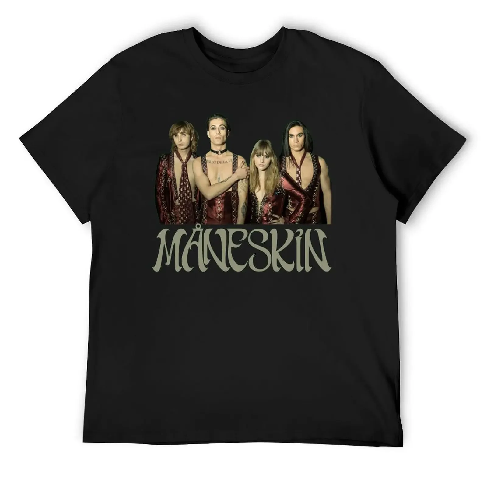 

Maneskin T-Shirt heavyweights Funny t-shirts cotton man t-shirts blue lock cotton t shirt men