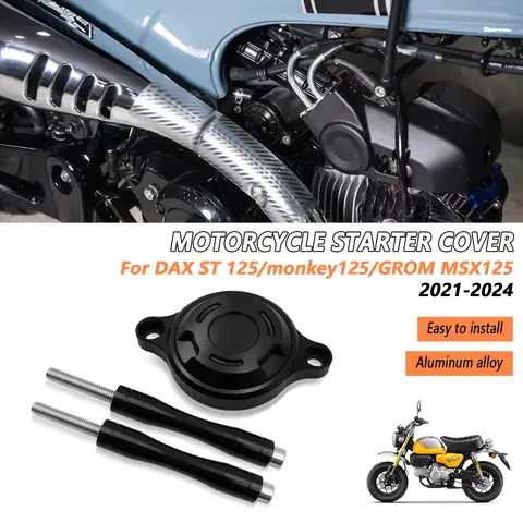 Couvercle extérieur de démarreur de moto, couvercle de protection du moteur pour Honda DAX ST 125 MONKEY125 GROM MSX125 2025 2024 2023 2022 2021