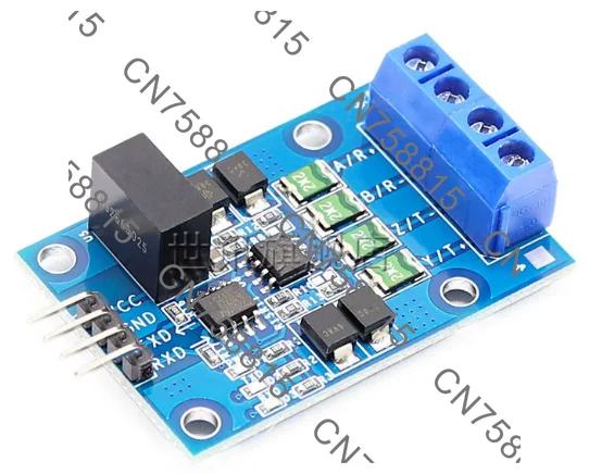 TTL Bidirectional Signal TTL Conversion 422 Module Full Duplex 3.3V/5V Isolated Type，RS422 Mutual Conversion