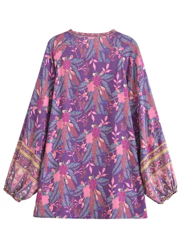 10 best sales बोहेमियन ब्लाउज - №4