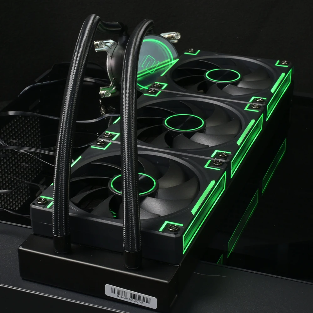 SOONCOOL All in One PC Water Cooling for INTEL LGA1851 1700 1200 360mm Liquid Cooling Radiator for AMD AM5 AM4, 2000RPM ARGB