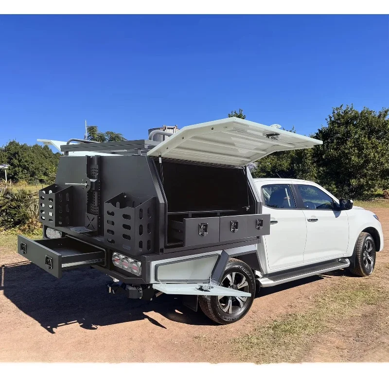 

Aluminum pickup 2008 tray and canopy waterproof, powder coated