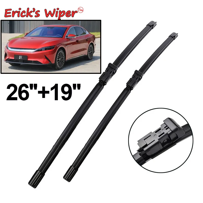 Erick's Wiper LHD Front Wiper Blades For BYD Han DM EV E-SEED GT 2020 - 2023 Windshield Windscreen Window 26''+19''