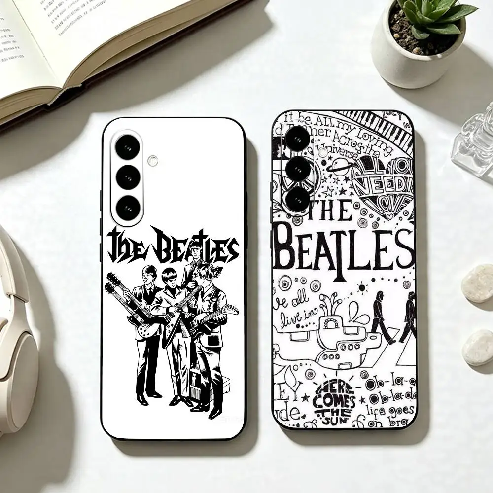 For Band B-BeaTles  Phone Case For Samsung Galaxy A73,A72,A71,A70,A53,A52,A51,Soft Silicone Black Cover