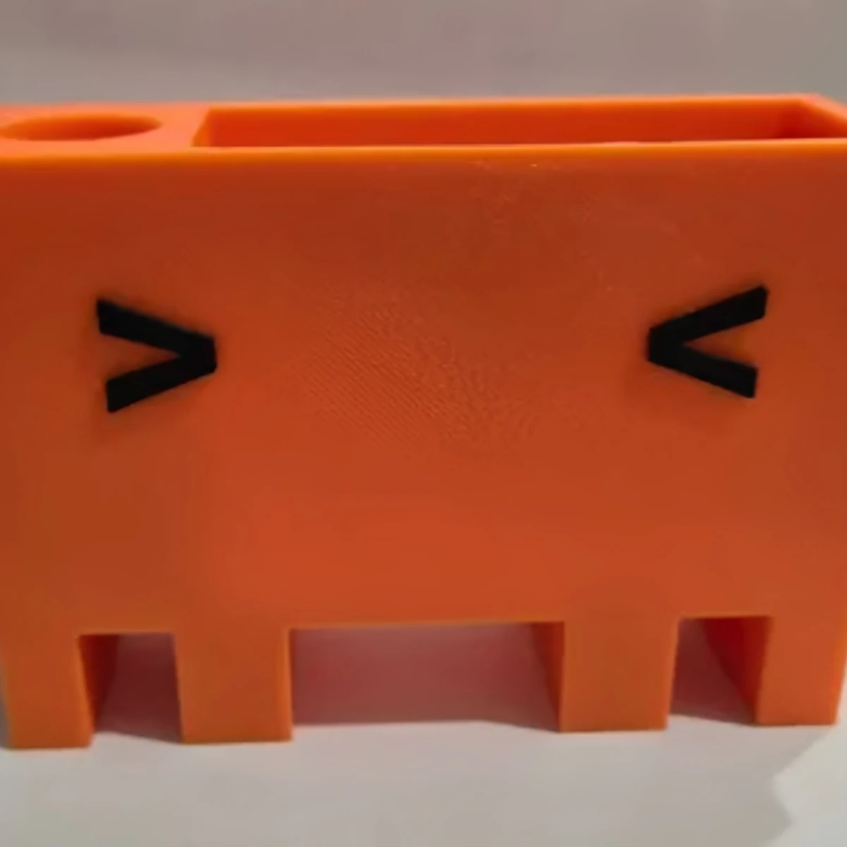 Claude Desktop Organizer Box Programmer Desk Setup Pen Holder Post-It Notes USB Drive Small Item Storage Box Rectangular PVC ...