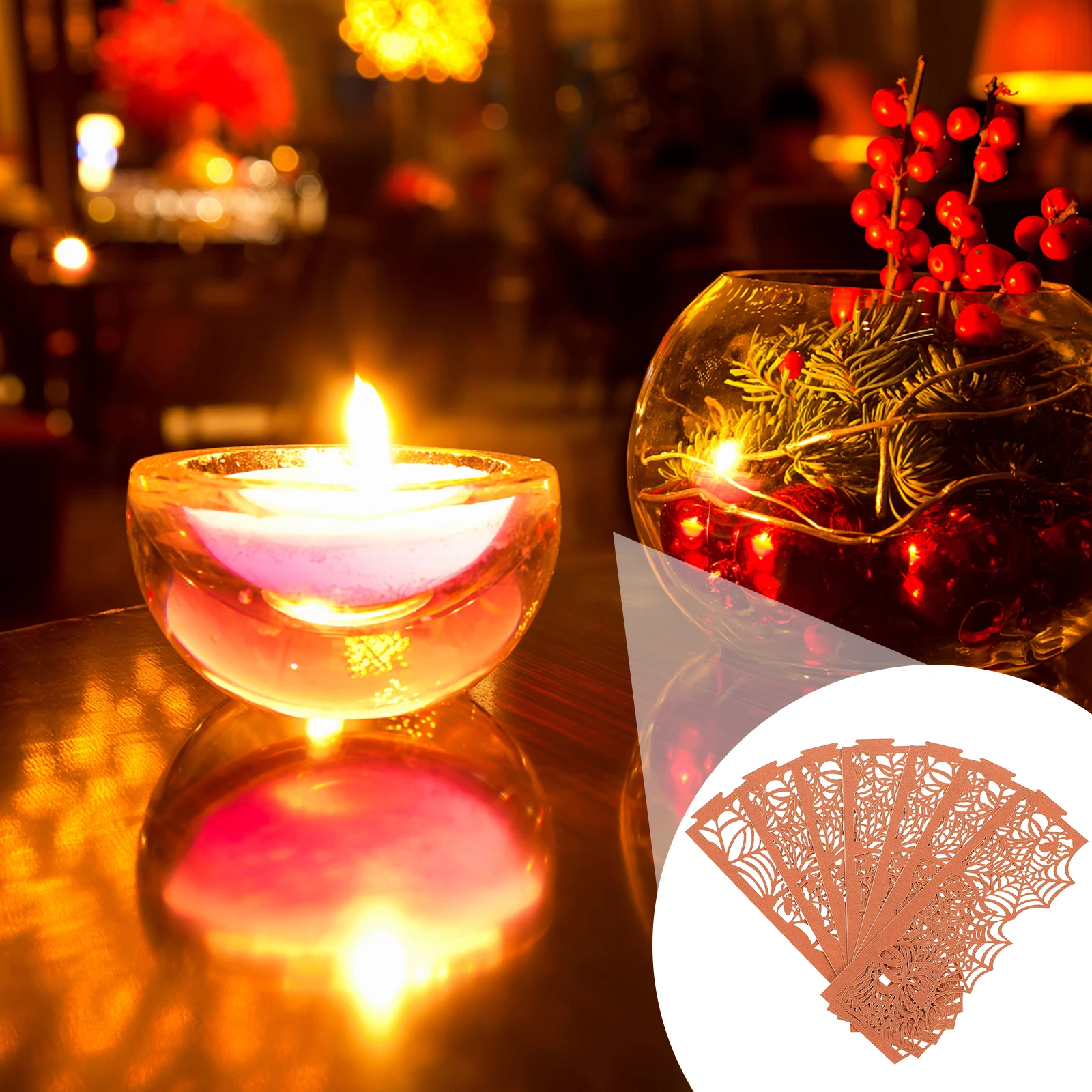 

50Pcs Spiderweb Cupcake Wrapper Halloween Paper Wrappers for Candles Party Supplies Decorations Halloween Cupcake Wrapper