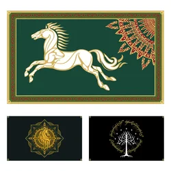 90x150cm The Kingdom of Rohan Flag Riddermark Banner 3x5FTS Jemony