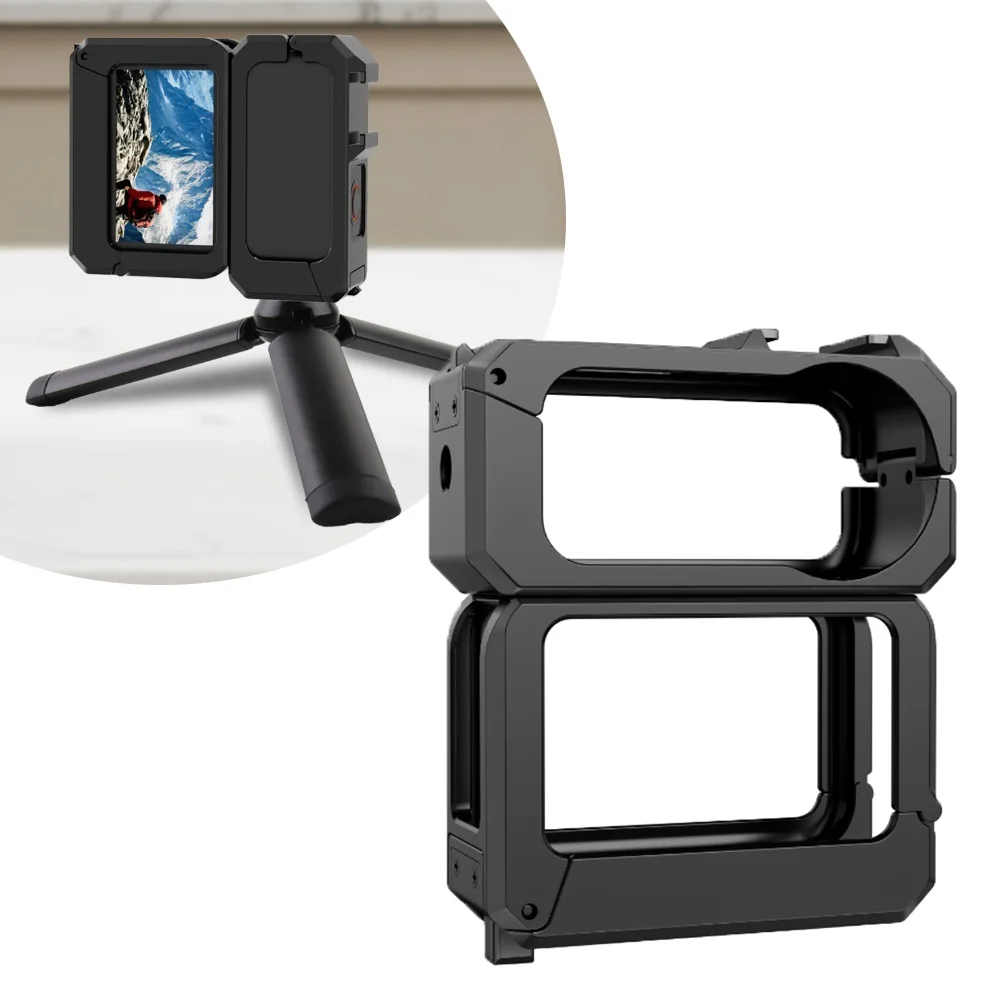 

Корпус из алюминиевого сплава для черной расширительной рамки, защитный кожух для крепления на штатив, аксессуар для камеры, 8x7x6 см