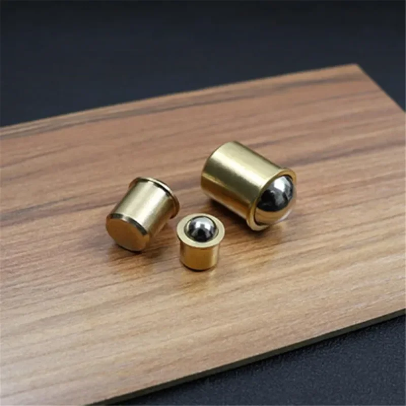 Fechadura magnética para porta de armário, cobre puro, bola lateral do gaveta, trava magnética para porta de armário, montagem de móveis