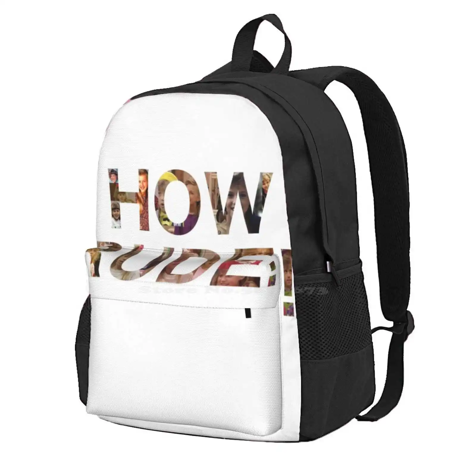 How Rude! Hot Sale Schoolbag Backpack Fashion Bags Stephanie Tanner Full House Jodie Sweetin Fuller House How Rude