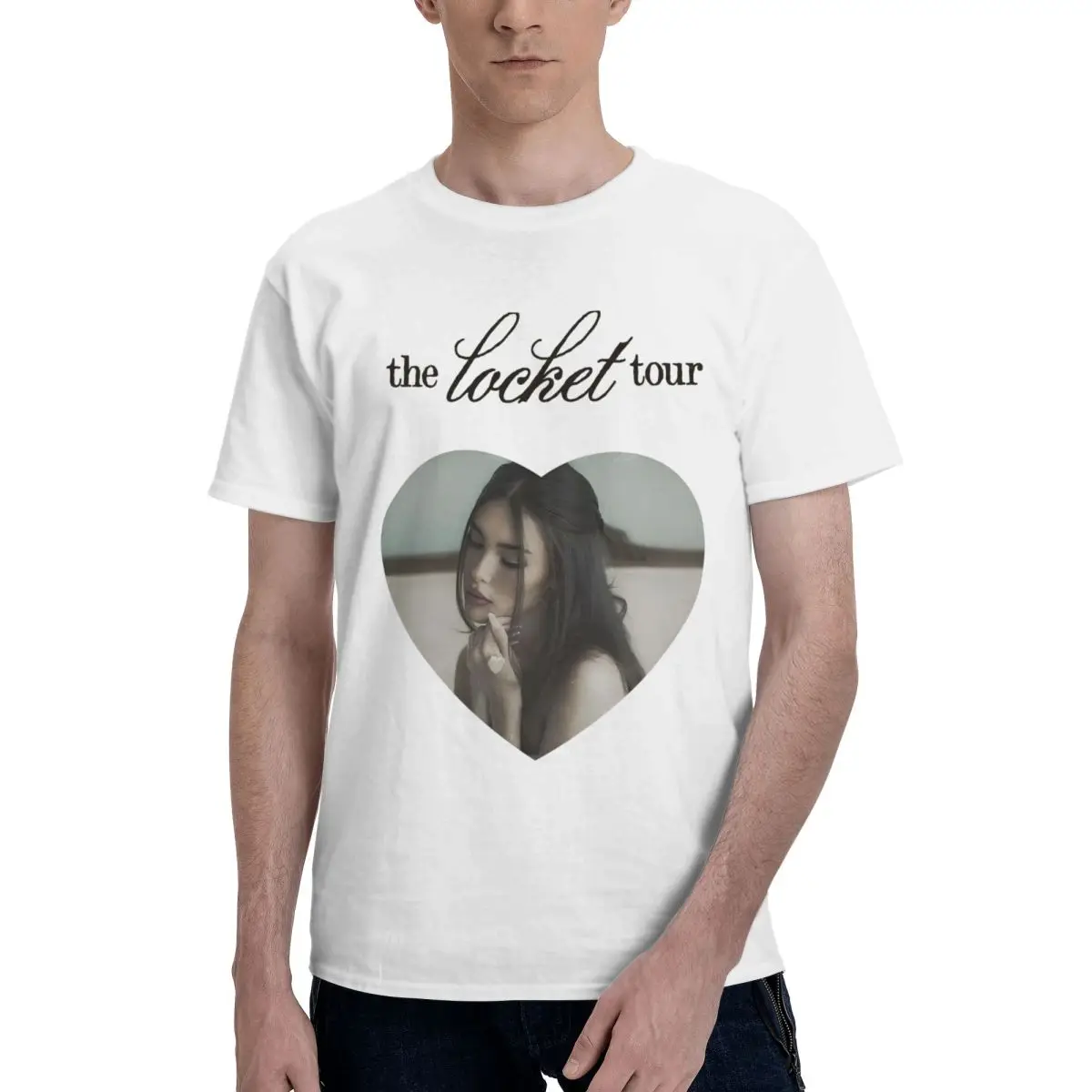 Men Madison Beer The Locket Tour 2026 Fans Support T Shirt Vintage Cotton Crewneck T-shirt