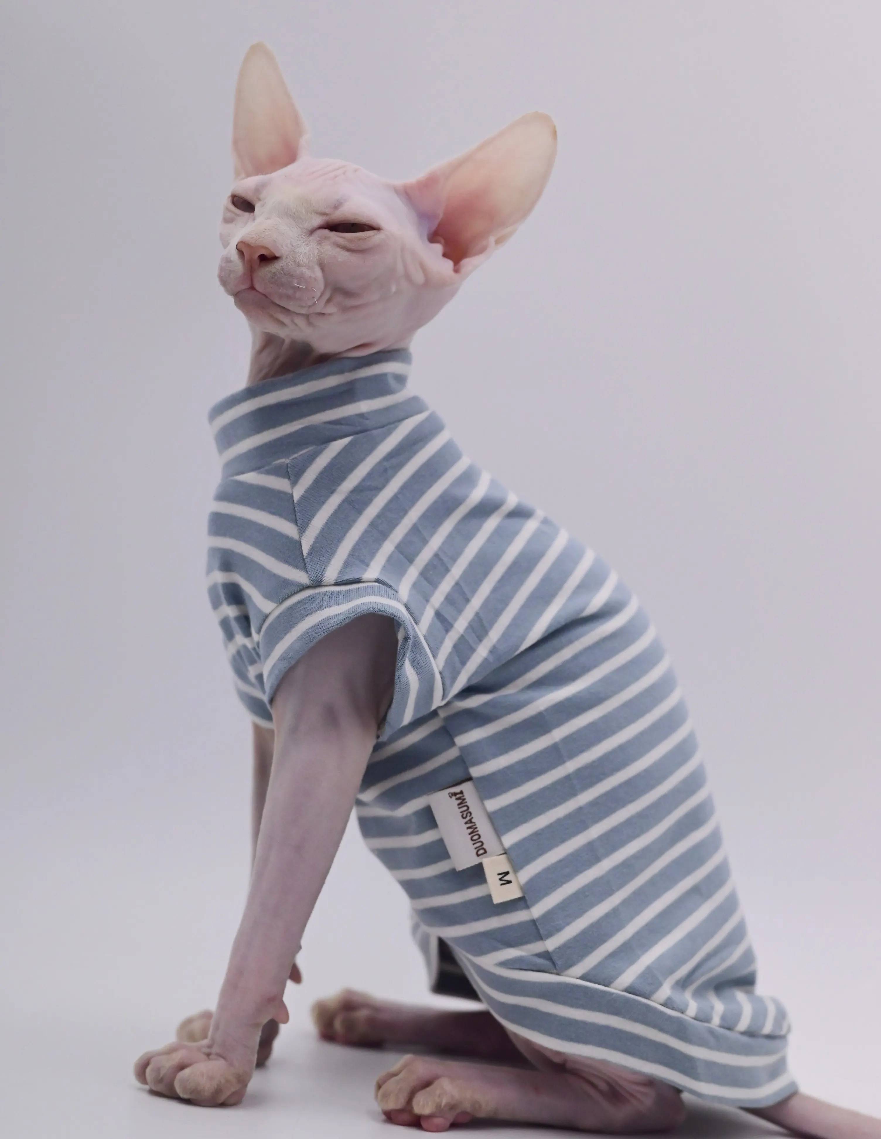 Sphynx Cat Clothes Algodão Hairless Cat Vest Bebê 100% Algodão Macio Verão Sem Mangas Fino Vest Cat Clothes para Devon, Cornish