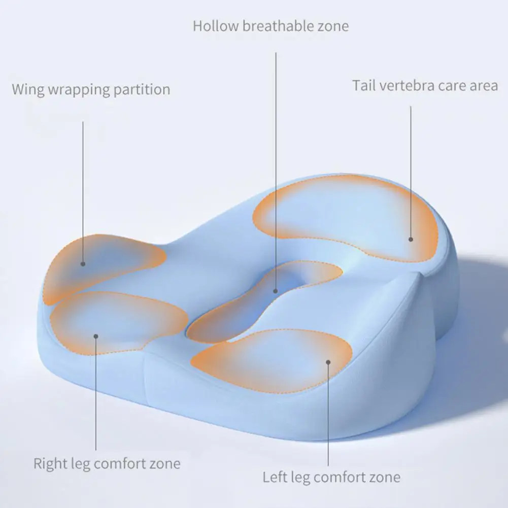Seat Cover Ergonomic Seat Cushion Ergonomic Memory Foam Seat Cushion Breathable Pressure Relief Pad Wear-resistant Office Chair