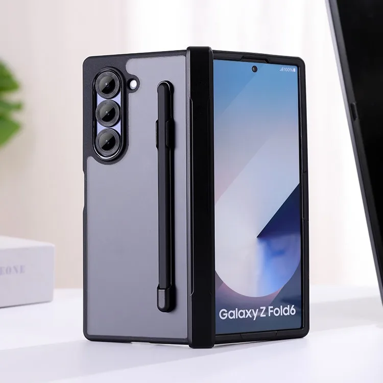 

Pen Phone Case for Samsung Galaxy Z Fold 6 5 4 3 Protective Back Cover for ZFold4 ZFold5 ZFold6 Case