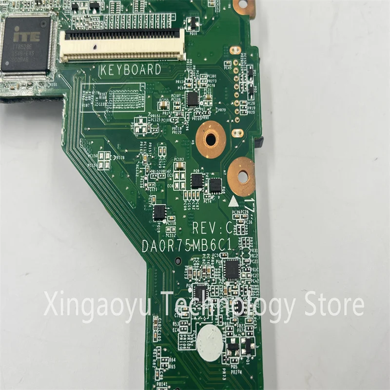 Imagem -04 - Original para hp Pavilon 14-e 15-e 17-e R75 Laptop Motherboard para Amd Da0r75mb6c1 720691601 501 100 Teste ok