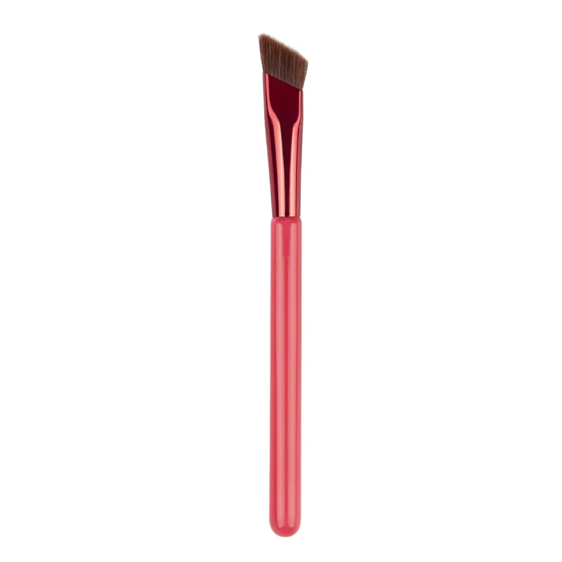 

New square eyebrow brush Wild Thrush Artifact Red Fiber Hair Wooden Handle Multi-Functional Makeup In Stock