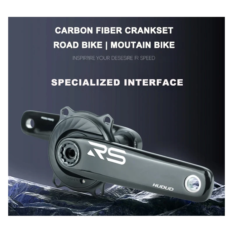

Road Carbon Crank 165mm-172.5mm Length DUB 29mm Aluminum Alloy Spindle For 110BCD Spider Specialized Interface Crankset
