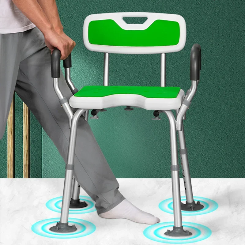 

Elderly Shower Bathroom Chairs Ergonomic Green Small Disabled Bathroom Chairs Foot Stool Organizers Taburete Home Furniture