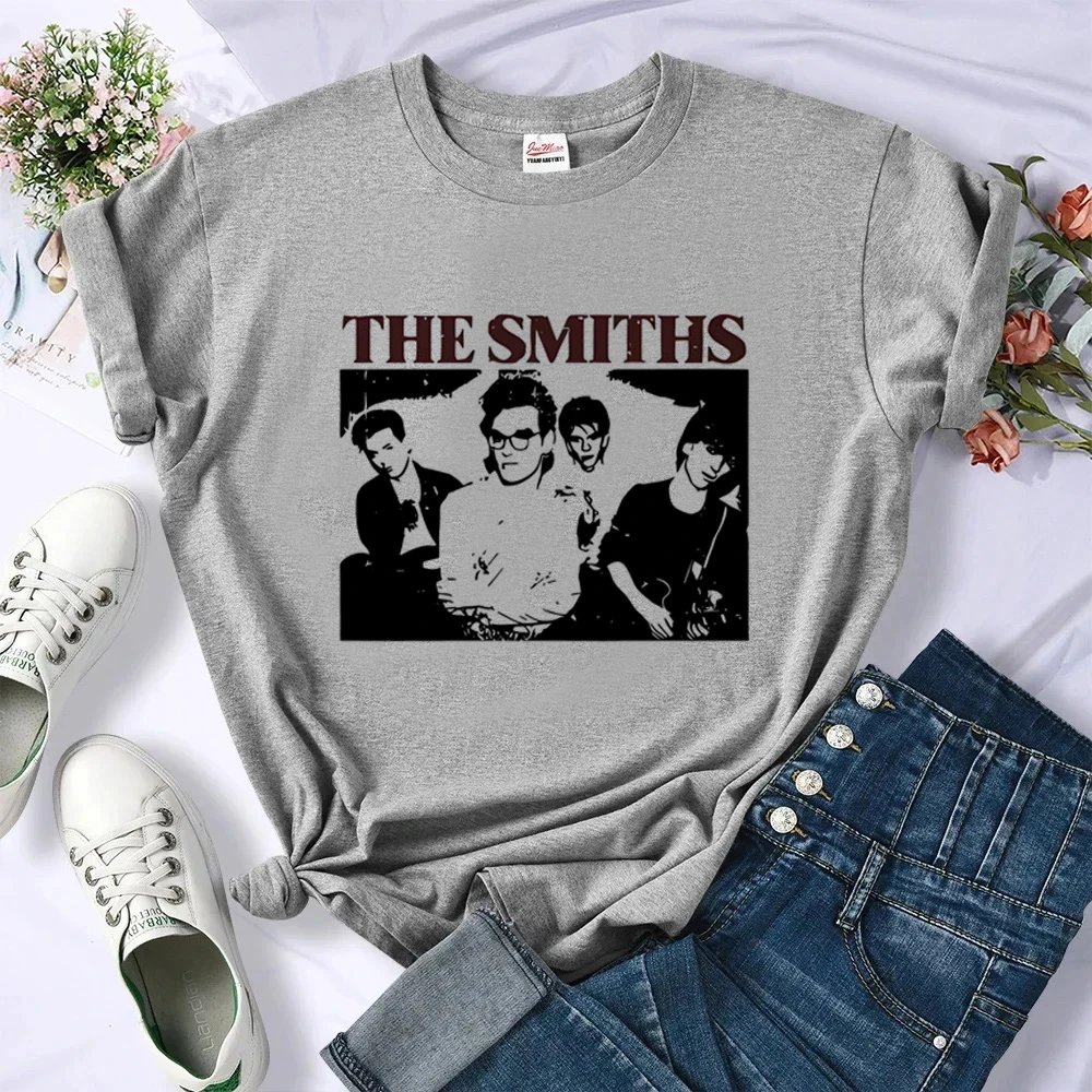 the Smiths t shirt female clearance sales Psychedelic summer top tees Retro harajuku baddie Psychedelic dollette