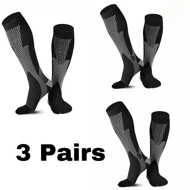 

Men's Sports Compression Socks Varicose Veins Cycling Socks Nursing Running Compression Socks Nurse Outdoor Natural Hiking