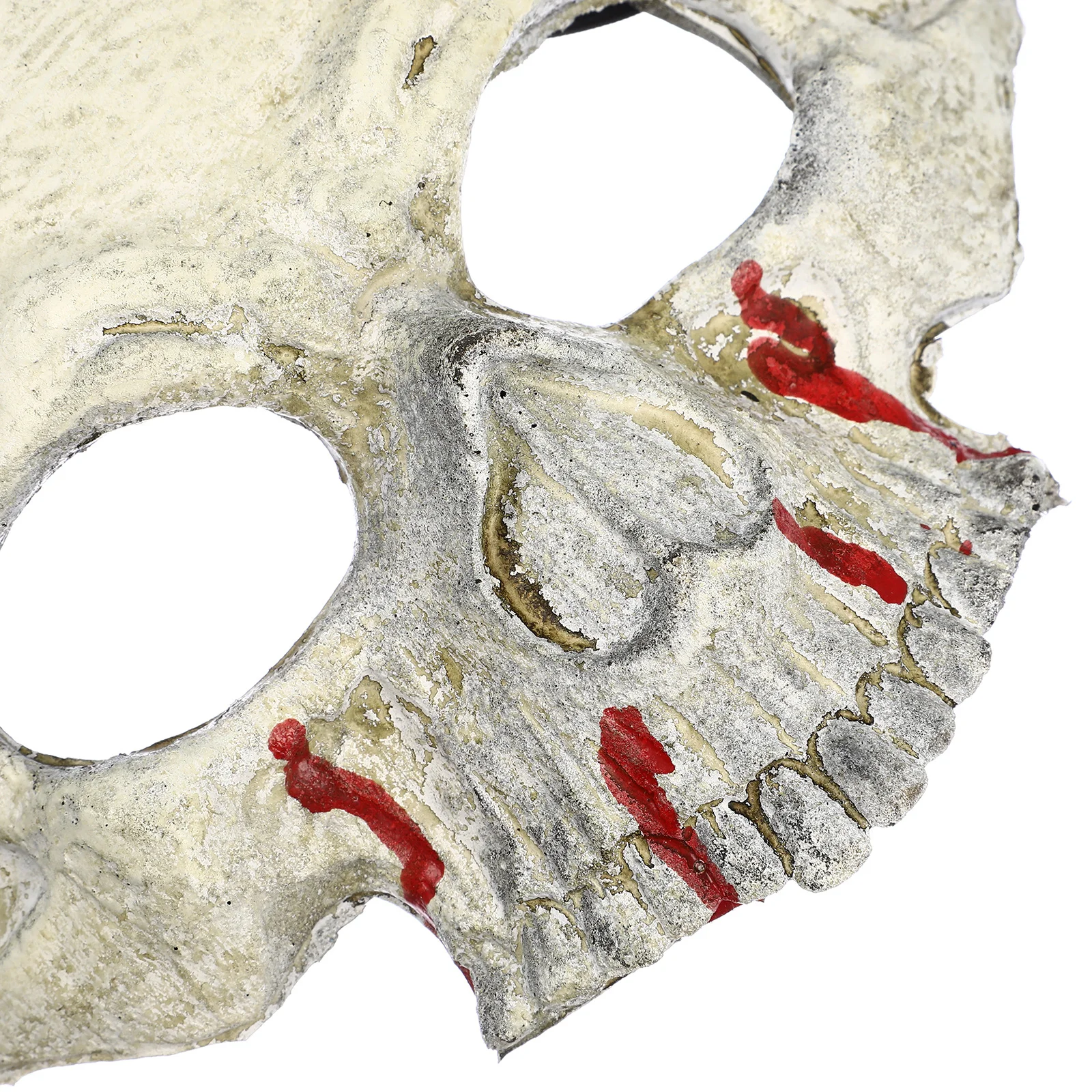 

Skull Shape Halloween Mask Blood Pattern Half Face Costume Decoration Masquerade Party Cosplay Festival Scary Horror Mask For