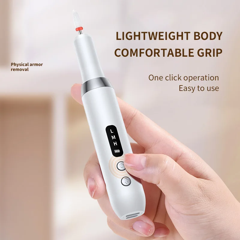 Household Electric Nail Grinder, Manicure Instrument, Portable Manicure Pen, Wireless Grinder, Small Polishing Pen