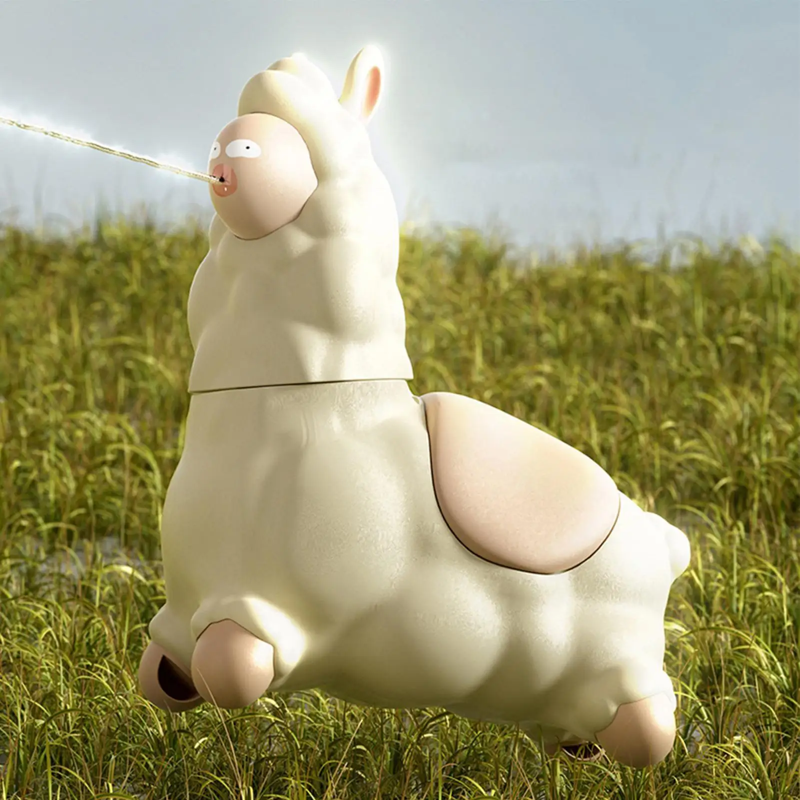 

Water Squirter for Kids Cute Alpaca Squirter Water Toys Interactive Portable Animal Pool Toys Family Fun Outdoor Games for Kids