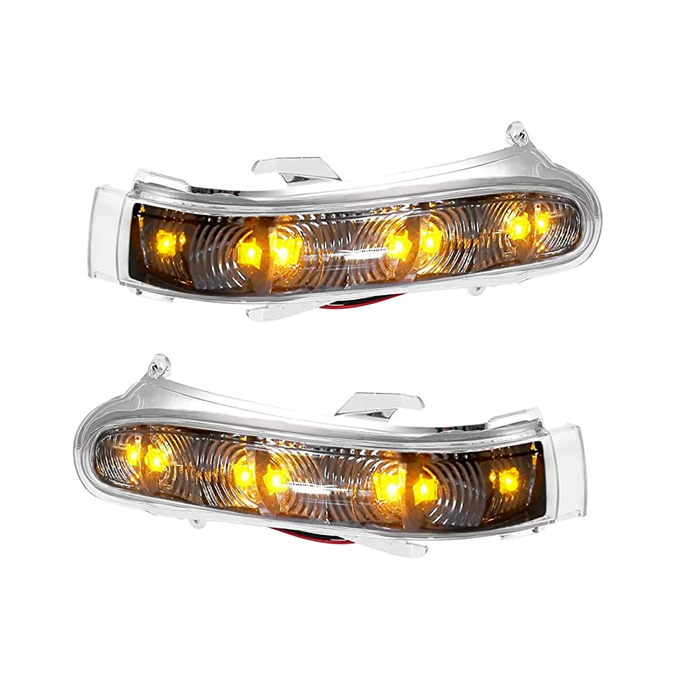 2x Side for 03-06 Mercedes S Class W220 CL W215 Door Mirror Turn Signal Light S300 S320 S350 S400 S430 S500 S55 S65