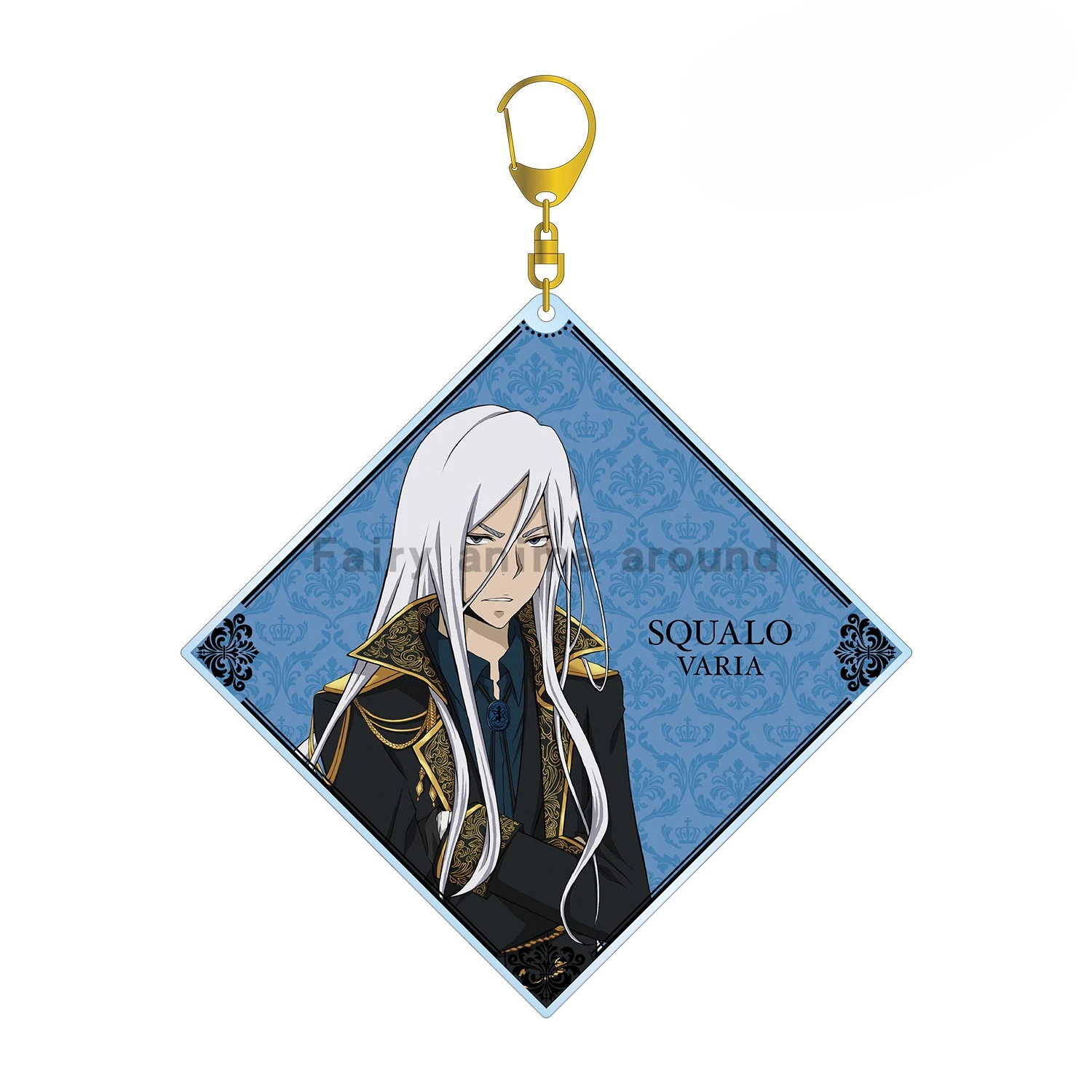 Anime Gokudera Hibari XANXUS Mukuro Squalo Tsuna Belphegor Portachiavi Gioco di bambole Portachiavi in acrilico Ciondolo per regalo
