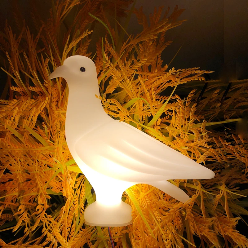 

Outdoor Pigeons Bird Lawn Park Garden Motif Landscape Christmas Holiday Decoration Lamp Light Lighting