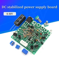 0-30V 2mA-3A DC Regulated Power Supply DIY Kit Continuously Adjustable Current Limiting Protection Voltage Regulator Set