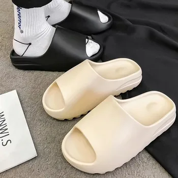 Chaussures de maison unisexes antidérapantes, sandales couli...