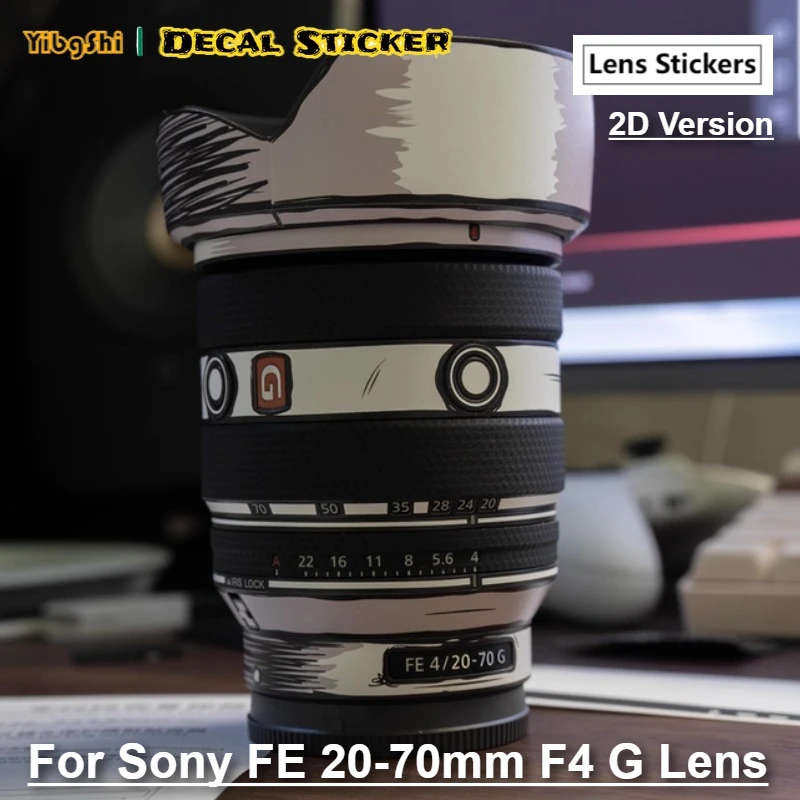 ソニー-fe-20-70mm-f4-g-2d-バージョンレンズステッカー保護スキンデカールビニールラップフィルムアンチスクラッチプロテクターコート