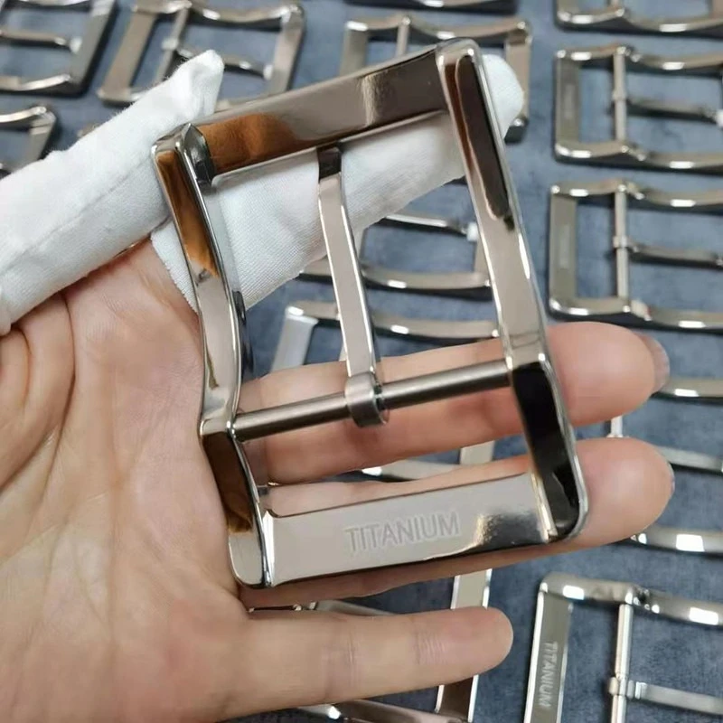 4 سنتيمتر التيتانيوم النقي دبوس مشبك غير قابل للصدأ حزام رجالي مشبك-التيتانيوم معدن المضادة للحساسية حزام أحزمة جلدية رئيس الملحقات