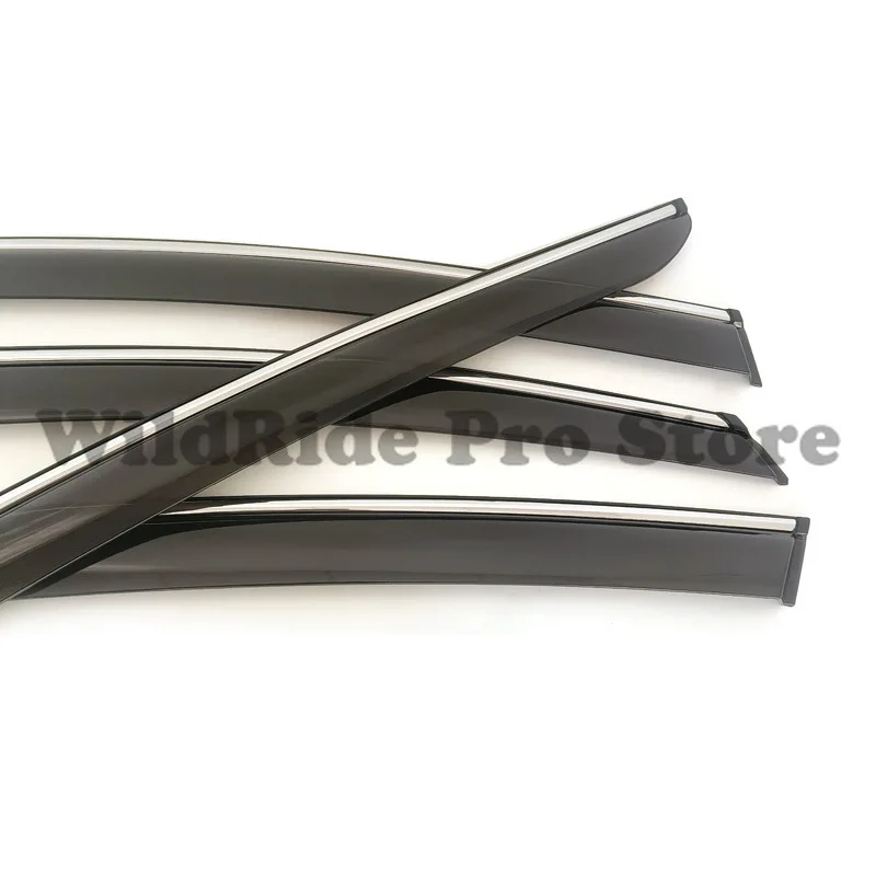 1 set Thickened Rain Deflector for Toyota Prius Window Visor XW50 XW60 Injection Molding Rain Guard Cross Border - Image 3