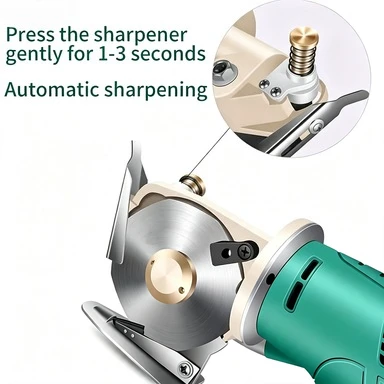 Cordless Electric Fabric Scissors Portable Cloth Cutting Machine, Suitable for Fabric Leather Carpet Cardboard Cutting