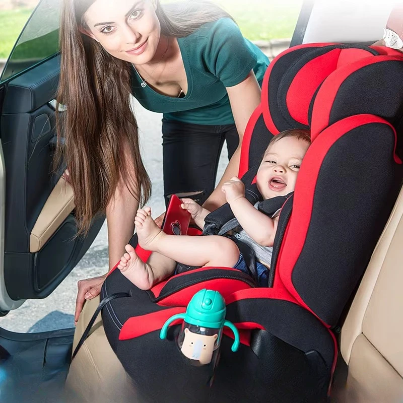 EG83 Foldable Travel Car Seat for Kids, Compact Safety Booster for 9 Months to 12 Years, Adjustable Baby Chair, Portable