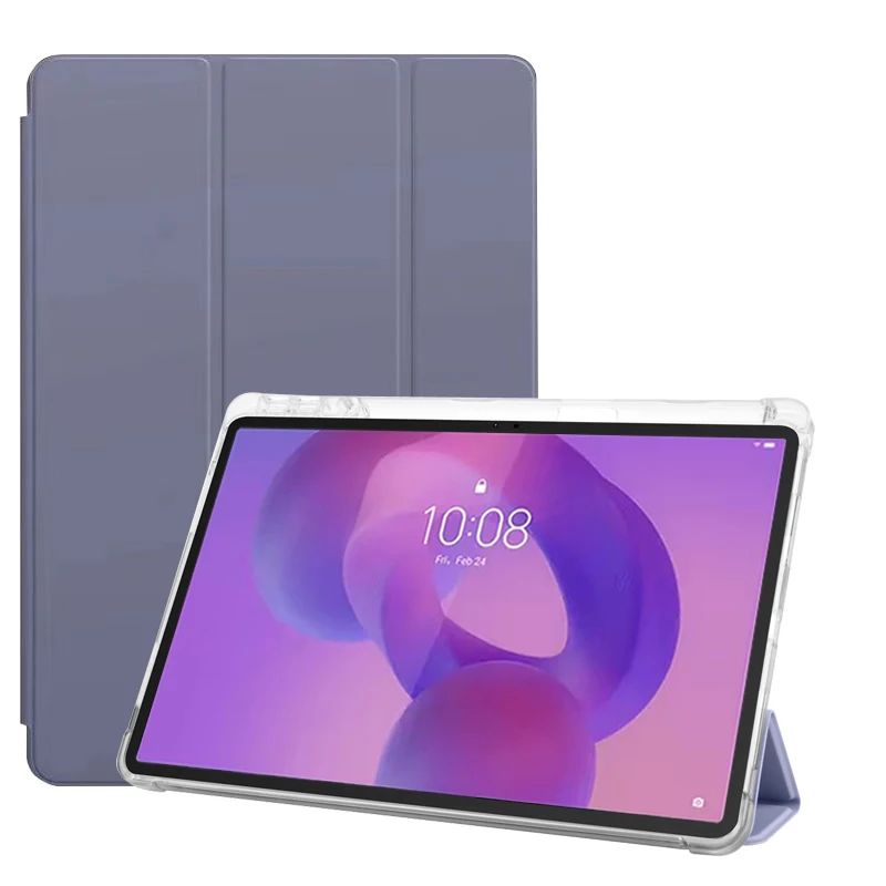 Funda para Lenovo Ideatab Idea Tab Pro con Soporte para Lápiz, Base Plegable y Parte Trasera de TPU para Lenovo Idea Tab Pro 12.7 12 7 2025