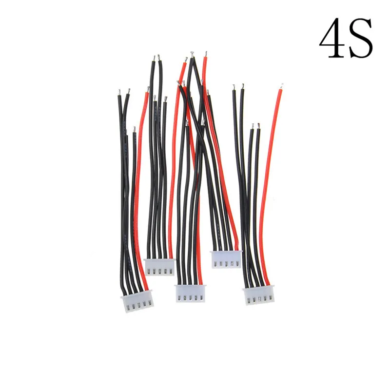 5pcs 2s 3s 4s 5s 6s Model Lithium Battery DIY B6 Balancing Charge Silicone Wire JST-XH JST XH Plug Adapter for RC FPV