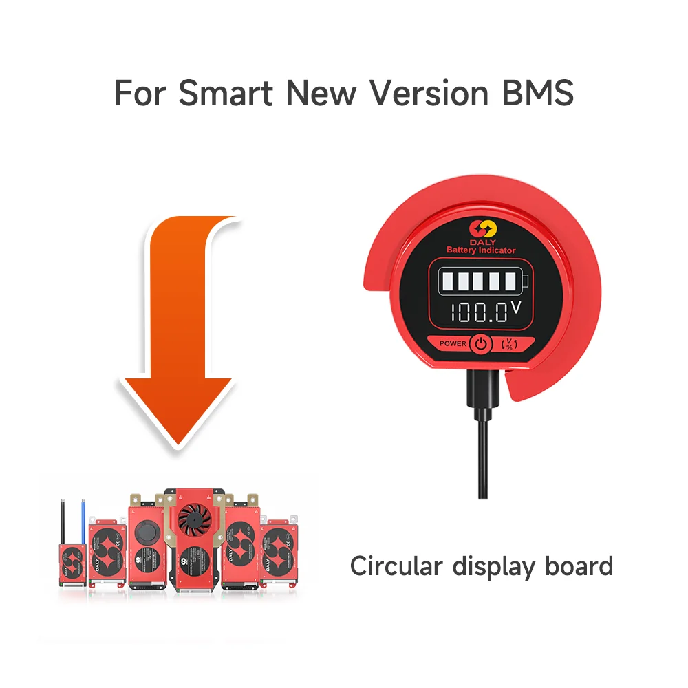 Daly Smart BMS Lifepo4 Li-Ion Zubehör 3s-24s 30A-500A 4s 8s 16s Touch Control Bildschirm LCD Display und CAN BUS UND LIGHT BOARD
