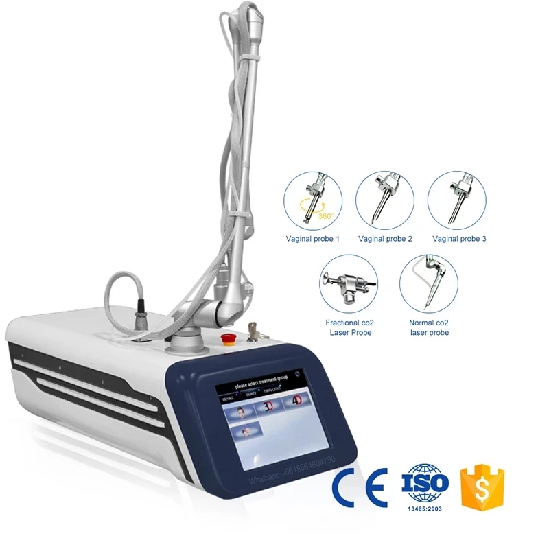 Co2 Fractional Laser Maschine Tragbare Fractional Laser Haut Resurfacing Maschine Für Falten Entfernung und Akne Entfernung Von Narben