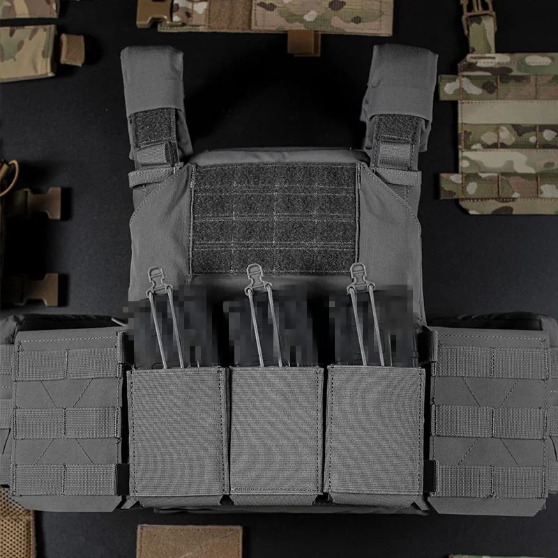 

Tactical Soft THORAX Quick Release Vest Combat Training Tactical Vest Outdoor Hunting Vest with 5.56 Triple PTT MOLLE Equipment