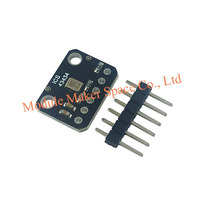 ICS-43434 Moduł mikrofonu MEMS I2S - wysoka wydajność, niski poziom szumów, kompatybilny z rozpoznawaniem głosu AI, ESP32, Raspberry Pi — zdjęcie produktu 3